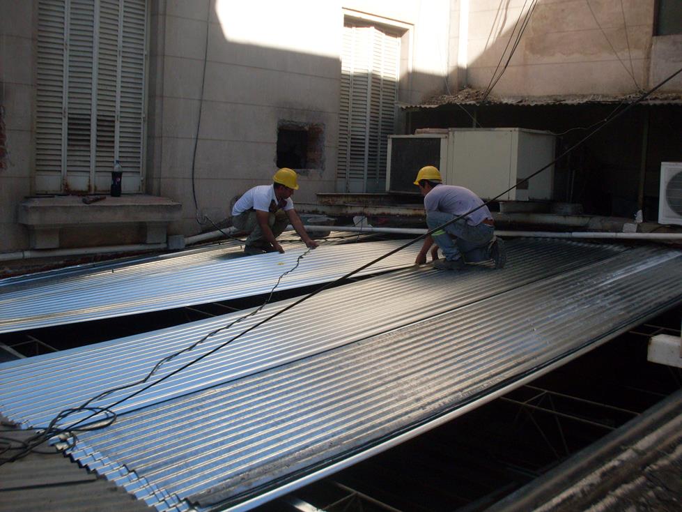 Obras de mantenimiento en la Direccion General de Organización y Métodos