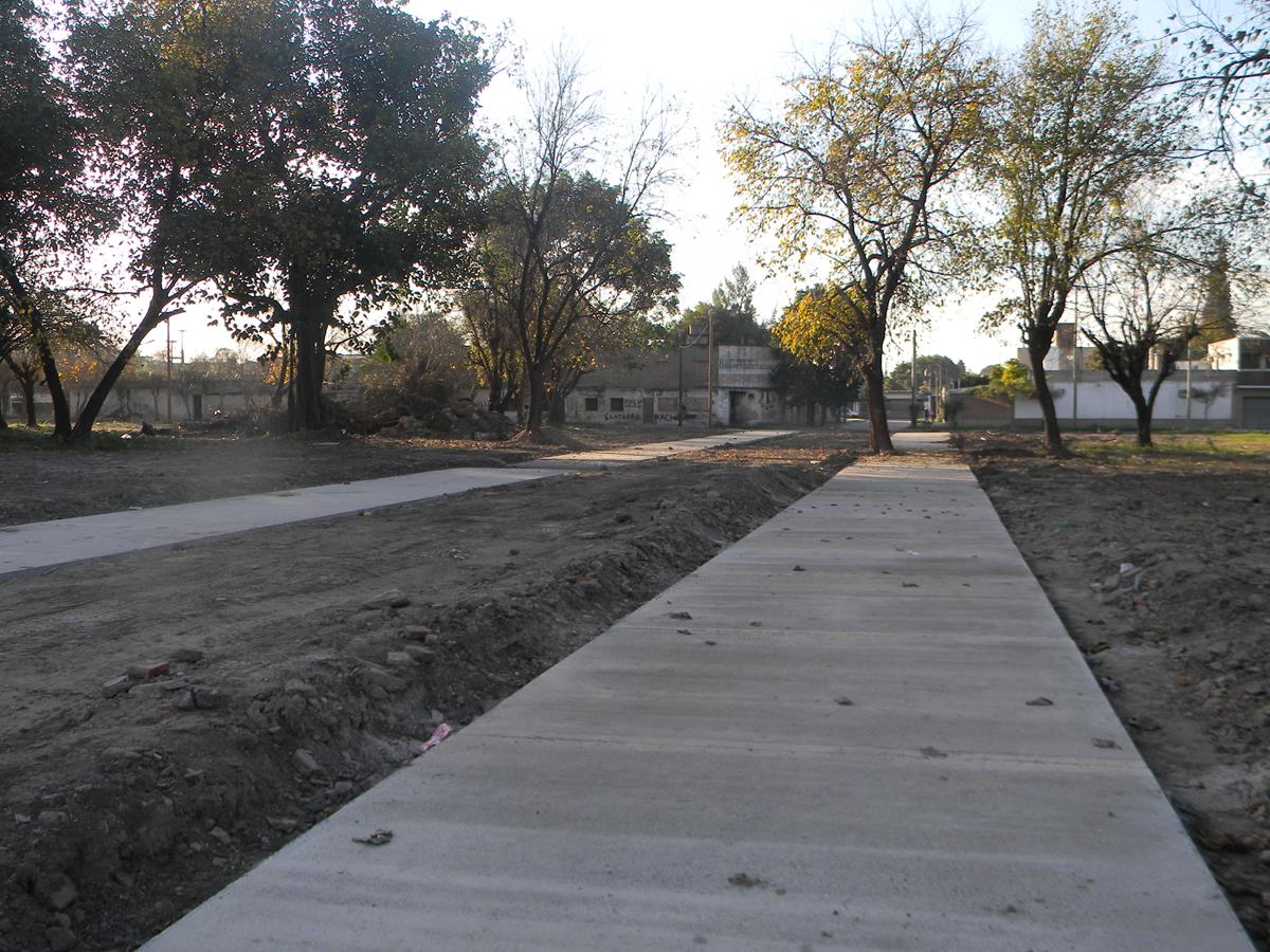 Las reformas de la Plaza Predio “Ex – Villa Piolín" continuan en accion