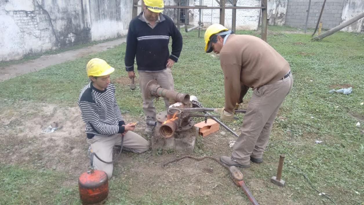 Trabajos de mantenimiento en posos de agua por parte del SePAPyS