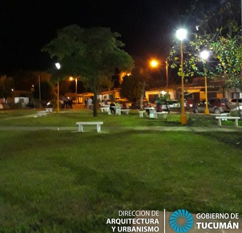 DAU | Memoria descriptiva de los trabajos realizados en Plaza B° Evita en Aguilares