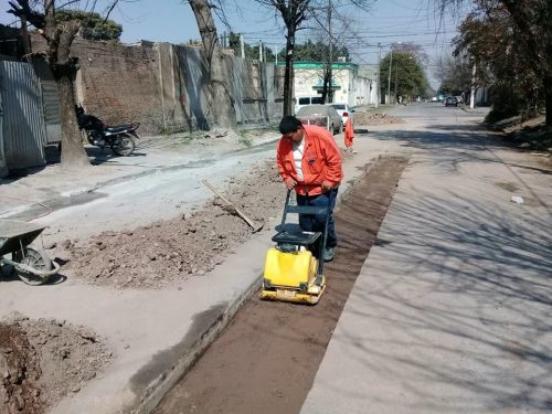 Ente de Infraestructura Comunitaria | Trabajos de bacheo en San Miguel de Tucuman