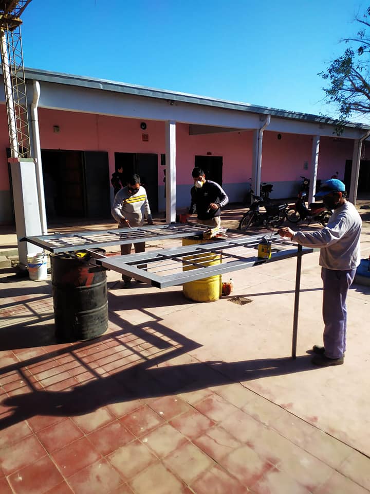 Construcciones Escolares | Trabajos de mantenimiento en la ESc. Luis Pasteur